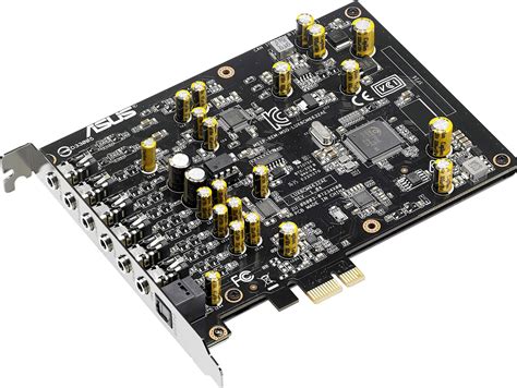 asus xonar ae  sound card internal pcie digital output external headphone jacks conradcom