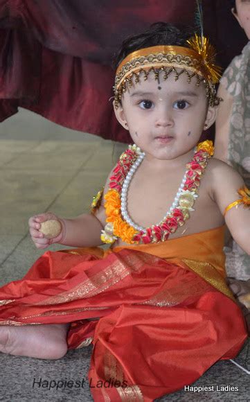cute indian kids dressed  lord krishna happiest ladies