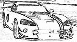 Dodge Viper Coloring Pages Acr Sport Car Ram Template sketch template