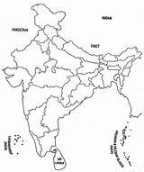 India Map Drawing Outline States A4 Size Getdrawings sketch template