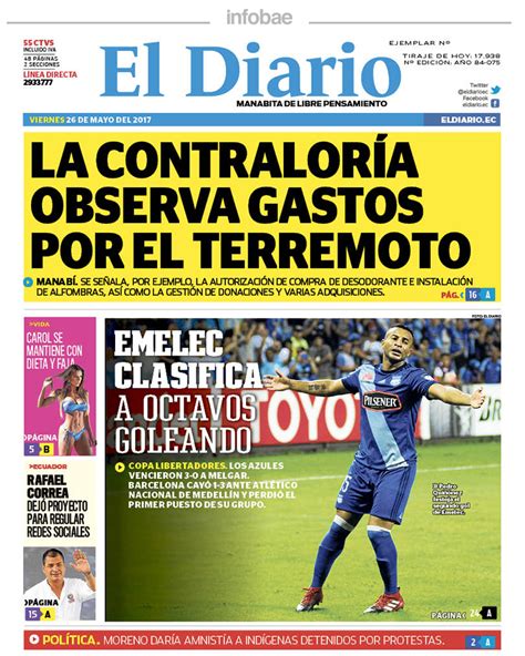 el diario ecuador viernes 26 de mayo de 2017 infobae