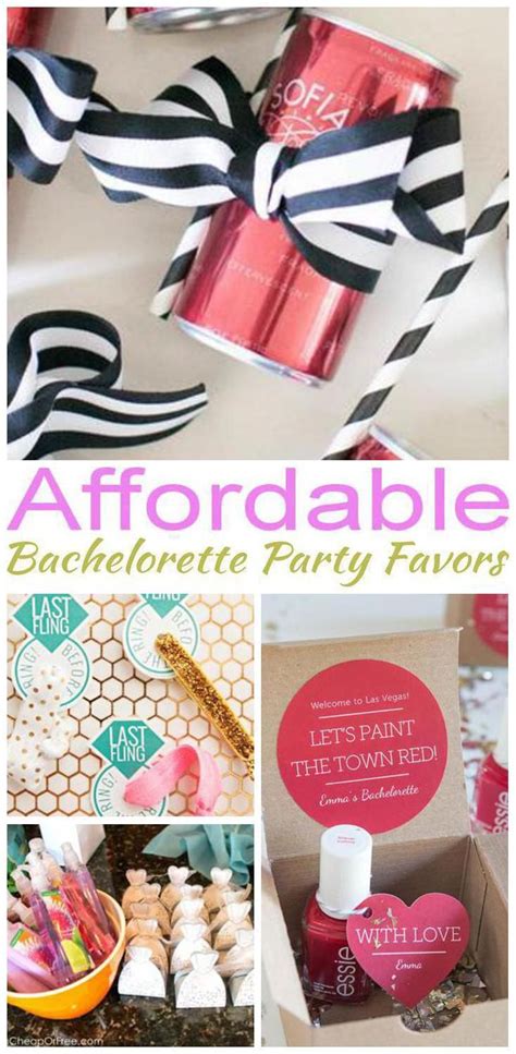 14 Affordable Bachelorette Party Favor Ideas For Your Guests Fun And