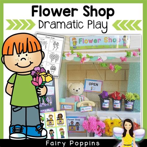 flower shop dramatic play printables printable word searches