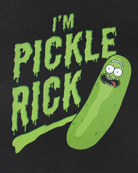 Rick And Morty Pickle Rick Men S T Shirt Vanilla Underground