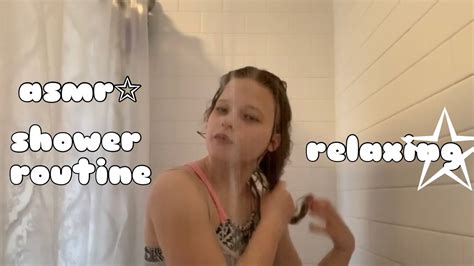 asmr my shower routine youtube