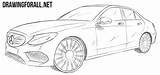 Mercedes Benz Draw Class Drawing Cars Drawingforall Ayvazyan Stepan Tutorials Posted sketch template
