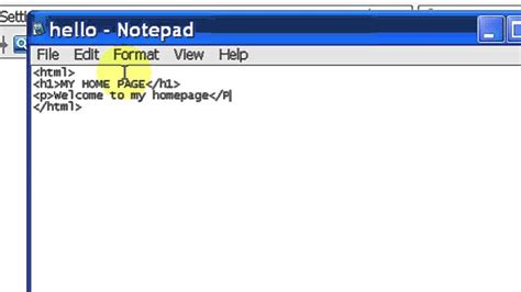 create  basic webpage  html notepad html css  images
