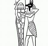 Sarcophagus Coloring Drawing Pages Coffin Mummy Getdrawings Template sketch template