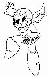 Megaman Proto Sonic Ausmalbilder sketch template