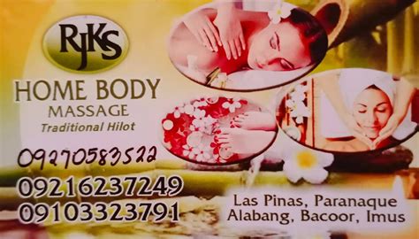 rjks home body massage las piñas