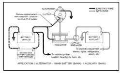 wiring diagram  battery isolator     volt golf cart batteries etrailercom