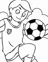 Goal Soccer Coloring Getcolorings sketch template