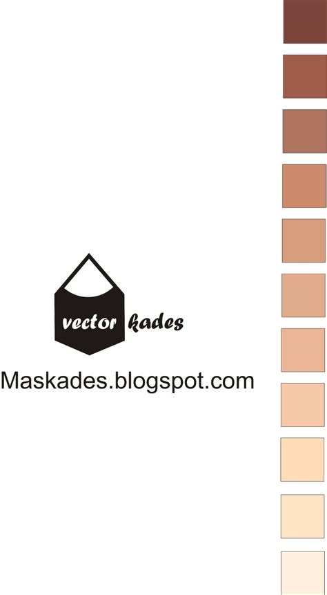 warna kulit  vector kartun vektor kades freelance graphic designer palembang