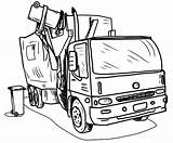 Loading Coloring Designlooter Garbage Truck Pages sketch template