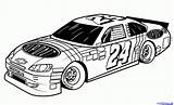 Coloring Nascar Pages Print Kids sketch template