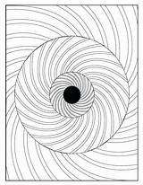 Optical Illusion Coloring Pages Printable Op Worksheets Adults Getcolorings Illusions Color Getdrawings Desalas Colorings sketch template