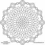 Flower Coloring Pages Advanced November Mandala Library Clipart Birthstone Mandalas Hard Popular sketch template