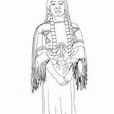 Sacajawea Americanos Pocahontas Mindless Prodigy Hellokids sketch template