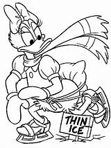 Coloring Daisy Duck Pages Print Popular sketch template
