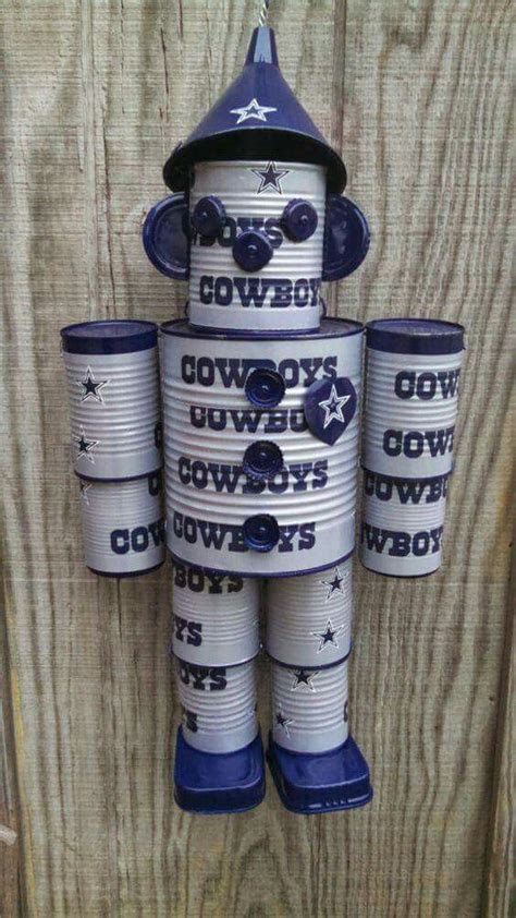 cowboys tin man dallas cowboys crafts dallas cowboys wreath dallas cowboys football football