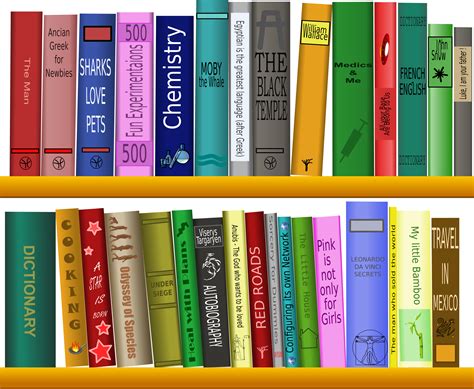 books   shelf vector clipart image  stock photo