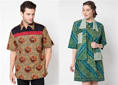 referensi desain baju batik  membuat baju batik