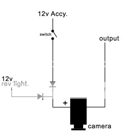 backup camera wiring diagram