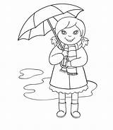 Umbrella Meisje Paraplu Regenschirm Kleurplaat Kleurplaten Bestcoloringpagesforkids Umbrellas Mädchen sketch template