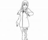 Hinata Hyuga Naruto Colorir Completo Shippuden Pintarcolorear Tudodesenhos Personagem Rosto Teenager Coloriages sketch template