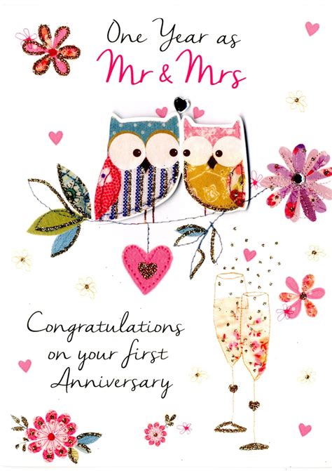 Congratulations On Your 1st Wedding Anniversary Wedding Anniversary