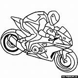 Coloring Pages Bike Motorcycle Motorcycles Dirt Sportbike Motor Motocross Drawing Suzuki Color Kids Racer Bikes Birthday Colouring Racing Ducati Party sketch template