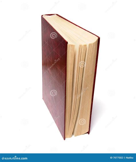single book isolated   white background stock photo image