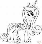 Luna Pony Little Coloring Pages Friendship Magic Getcolorings sketch template
