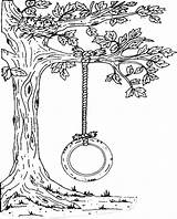 Swing Tire Coloring Drawing Tree Set Getdrawings 900px 45kb Getcolorings sketch template