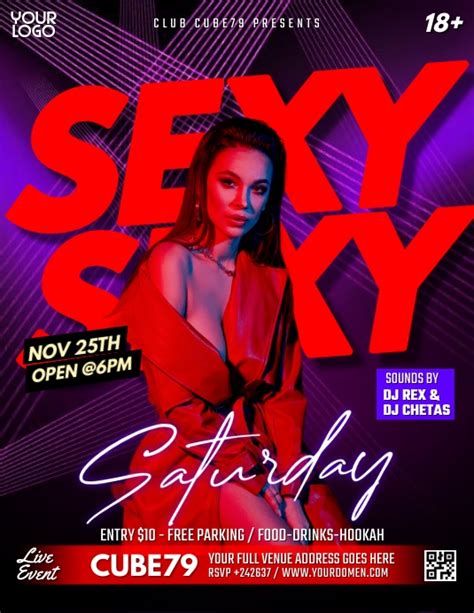 Sexy Saturday Template Postermywall