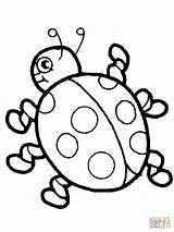 Coloring Cute Ladybug Pages Lady Bug Drawing Colouring Printable Cartoon Insect Clip Kids Letter Animal Ladybird Drawings Template Visit Clipart sketch template