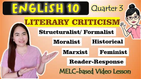 critique  literary selection literary approaches grade  melc