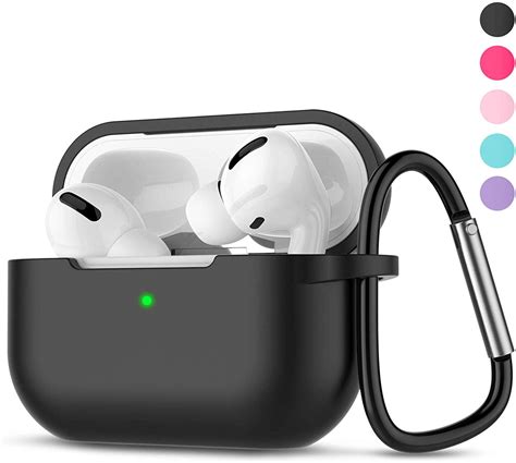 tekcoo airpods pro case protective portable silicone cover skin compatible  apple airpods