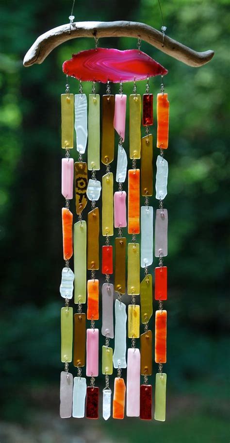 Pin By Lisa Coleman On Fused Glass Wind Chimes Glass Wind Chimes