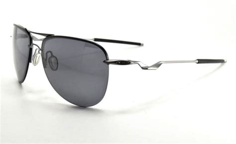 oakley sunglasses oo4086 01 tailpin lead frame w black iridium lens