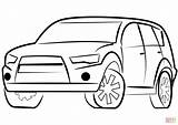 Coloring Suv Car Pages Drawing Printable Print Cars Kids Drawings Vehicles A4 Categories sketch template
