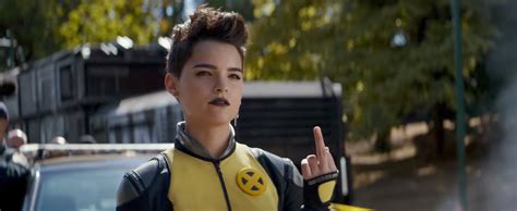deadpool 2 star brianna hildebrand talks being a part of marvel s first same sex couple in a