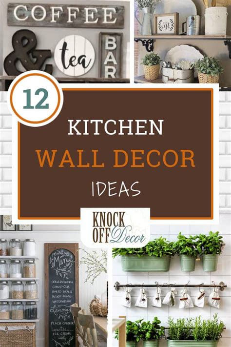 kitchen wall decor ideas knockoffdecorcom