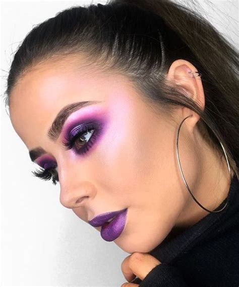 wear   crazy colored highlighters purple makeup lilac
