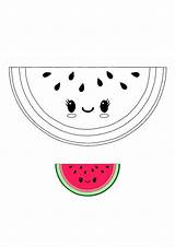 Watermelon Coloring Coloring1 sketch template