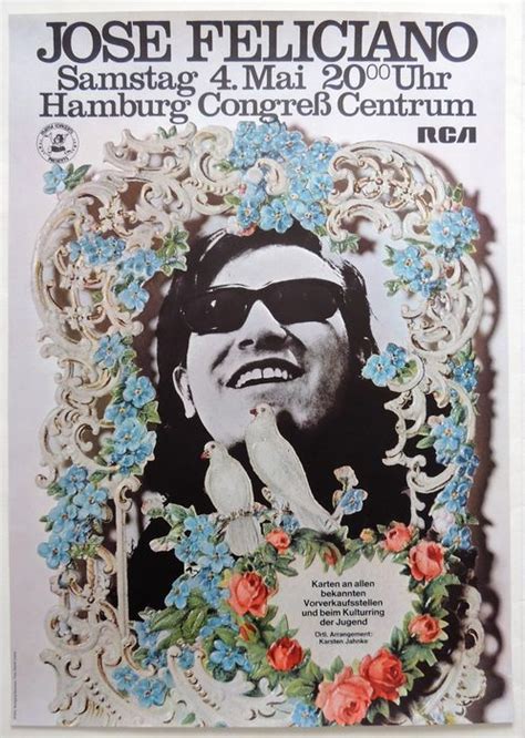 rare concert poster jose feliciano 1974 catawiki