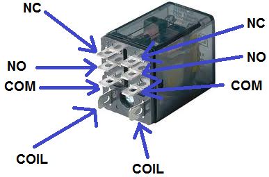 connect  dpdt relay   circuit
