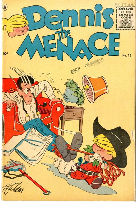 dennis  menace issue  comics details  color comics