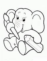 Elephant Coloring Pages Tag Post Has sketch template