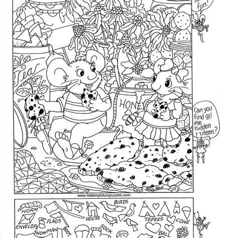 hidden objects coloring pages coloring home